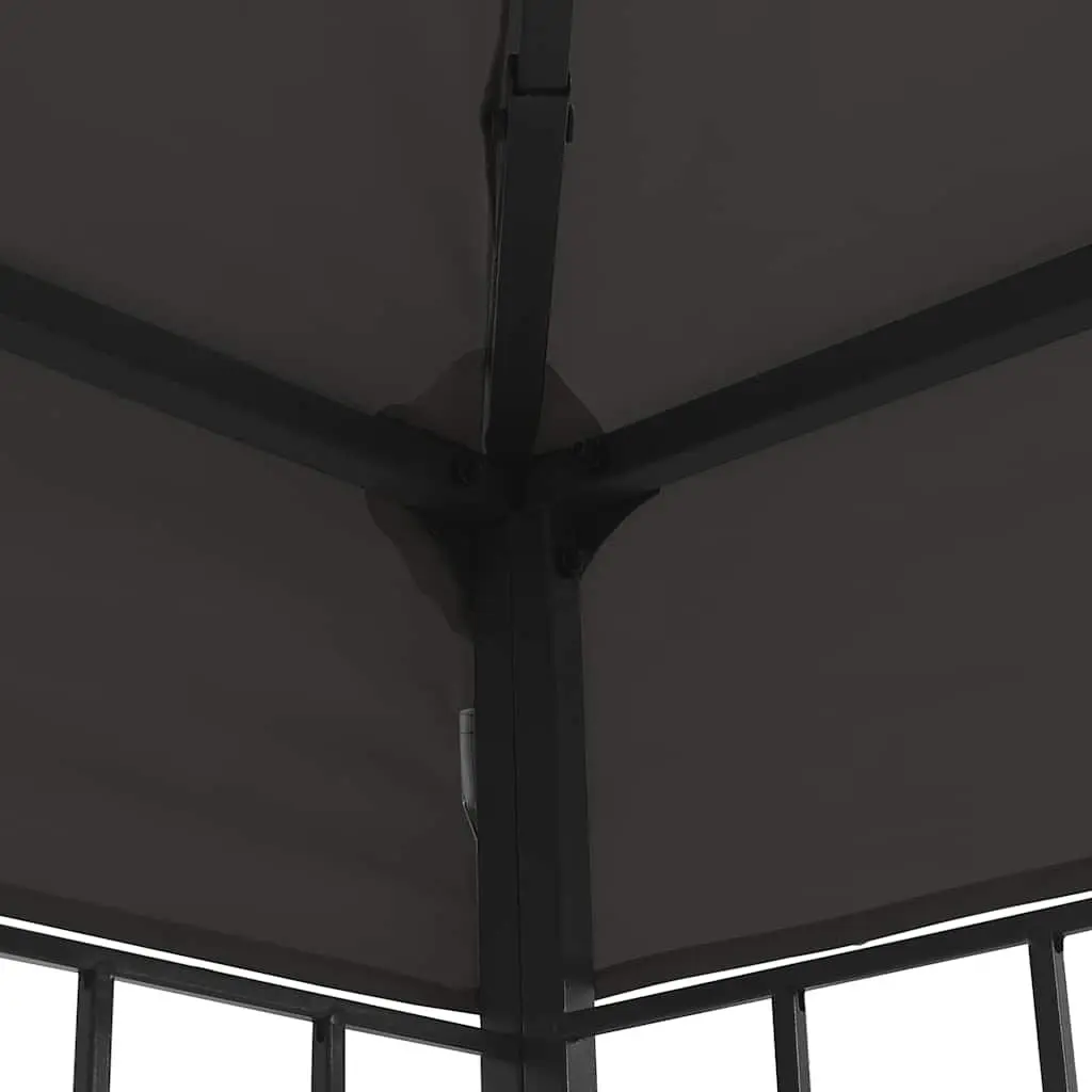 Gazebo Vented Canopy 3x4 m Outdoor Shade Structure Anthracite