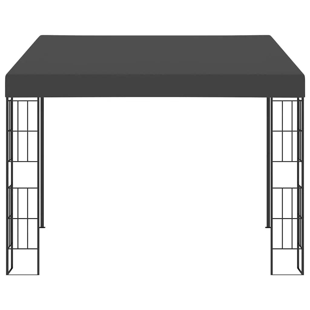 Wall-Mounted Gazebo Anthracite 3x3m Patio Sun Shelter Outdoor Canopy Shade