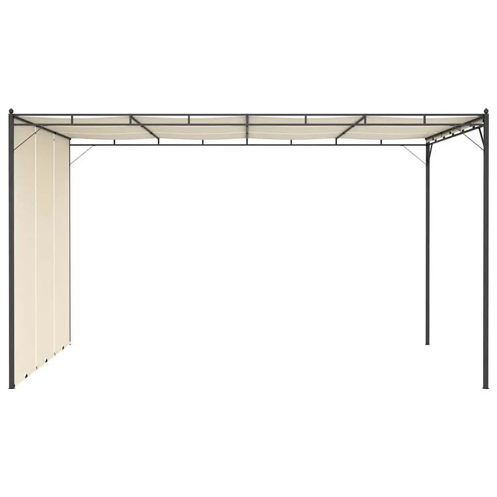 Garden Gazebo with Side Curtains 4x3x2.25m