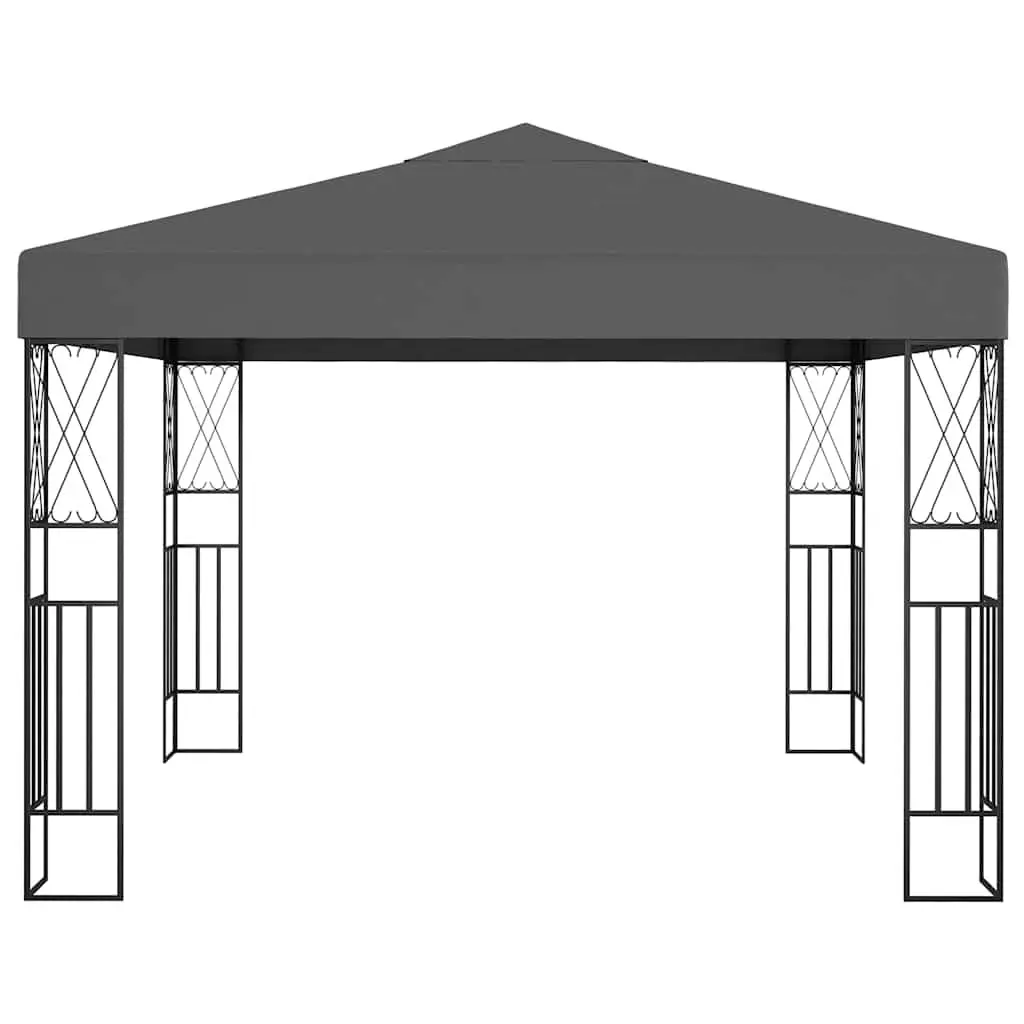 Gazebo Vented Canopy 3x3 m Steel Frame Outdoor Shade Garden Patio Shelter