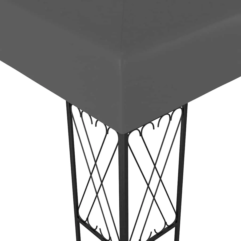 Gazebo Vented Canopy 3x3 m Steel Frame Outdoor Shade Garden Patio Shelter