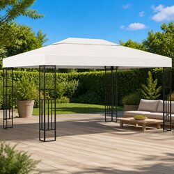 Your Go-To 3x4 m Cream Gazebo for Outdoor Fun