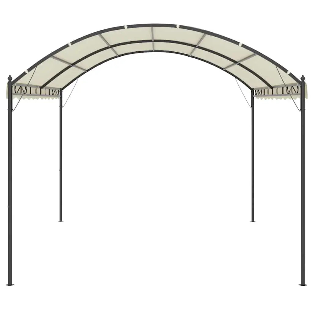 Gazebo Canopy Cream Outdoor Garden Patio Shelter 10x10 Feet