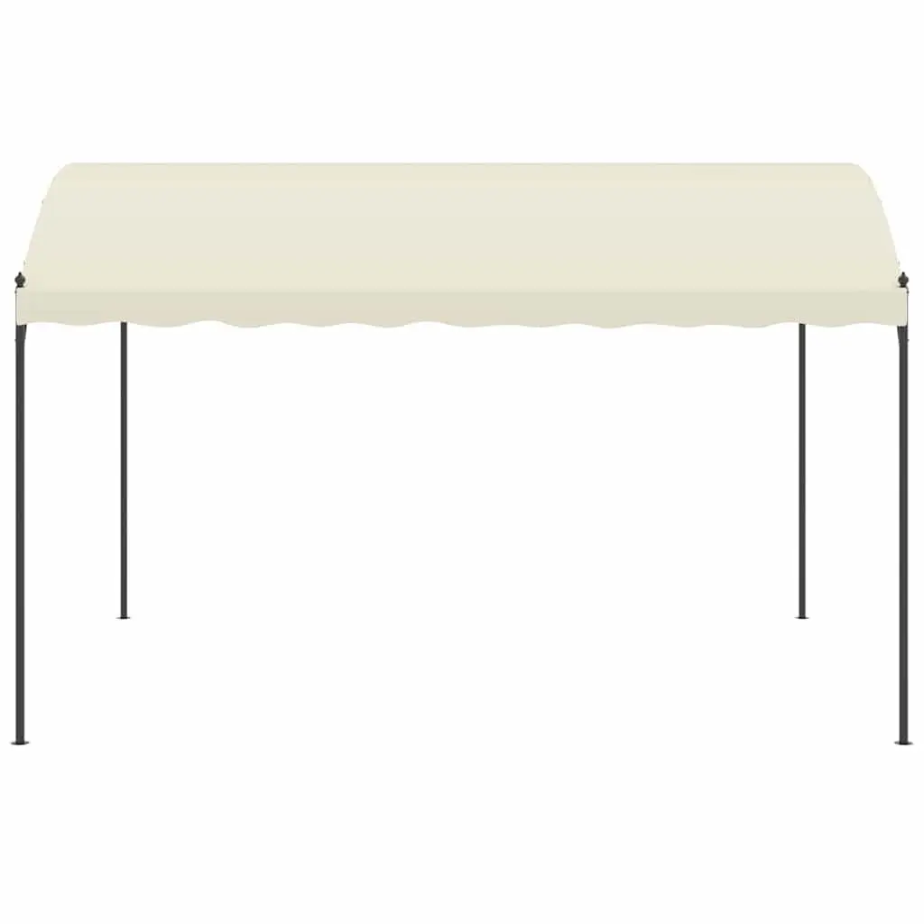 Gazebo Canopy Cream Outdoor Garden Patio Shelter 10x10 Feet