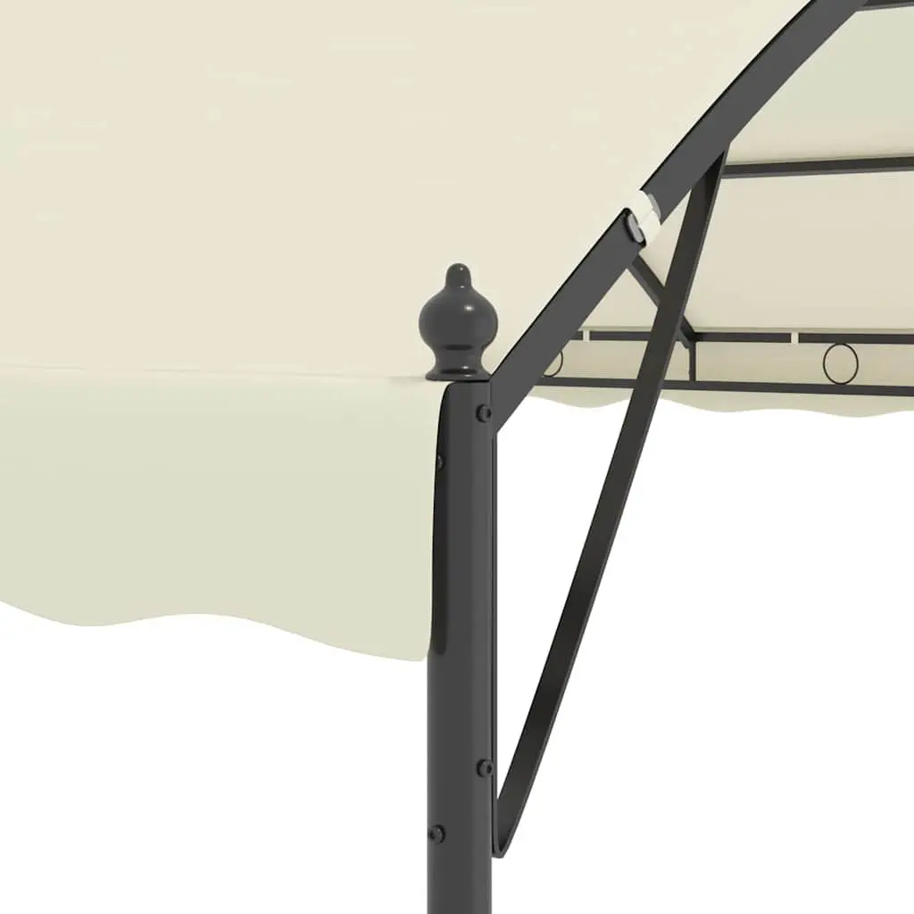 Gazebo Canopy Cream Outdoor Garden Patio Shelter 10x10 Feet