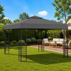Garden Marquee 3x3 m Outdoor Canopy Pavilion Gazebo Anthracite Sunshade