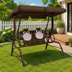 Your Kids Will Love This Swing Bench with Canopy