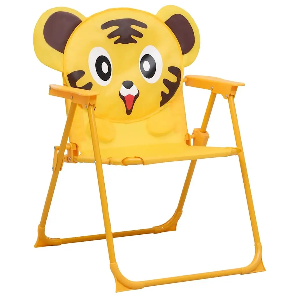 Kids Garden Bistro Set Yellow 3 Piece Outdoor Furniture Table Chairs Parasol