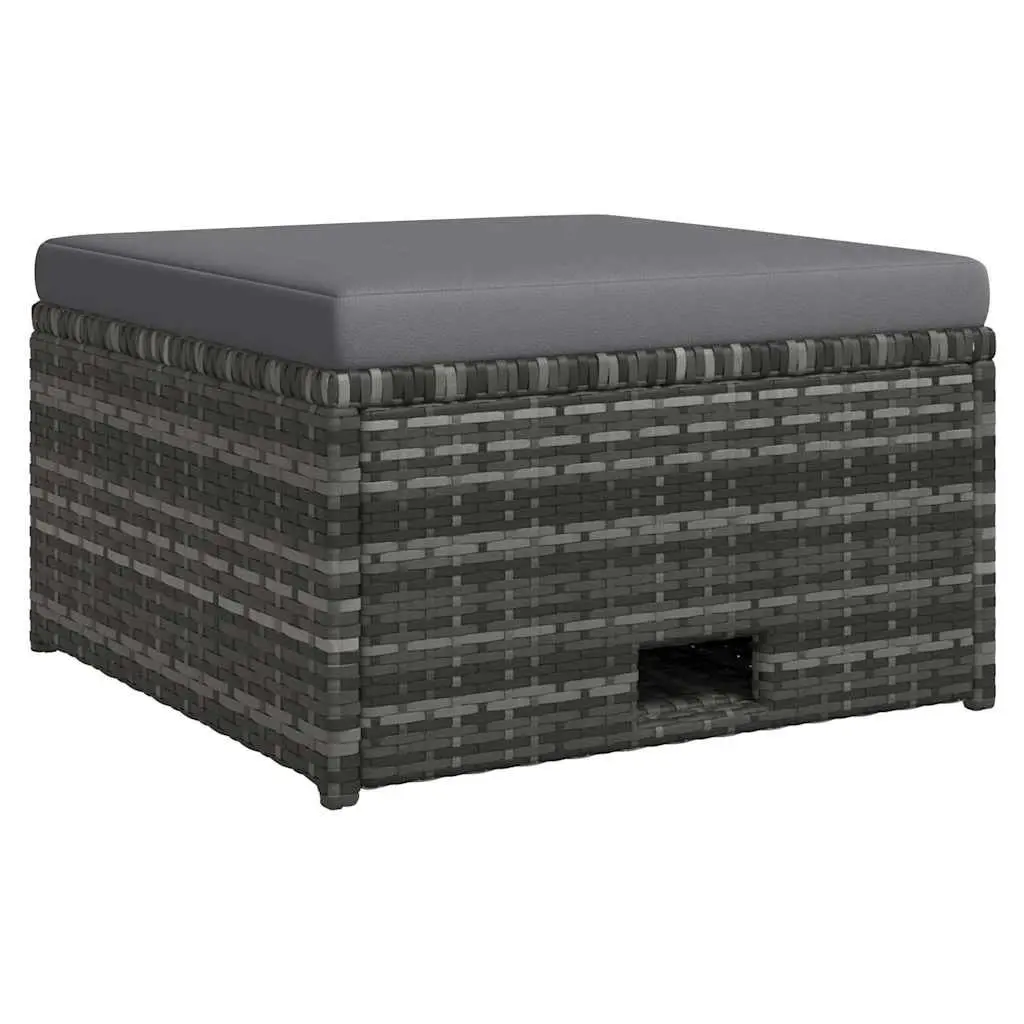 Garden Lounge Set 4 Piece Outdoor Furniture Poly Rattan Sofa Table Cushions