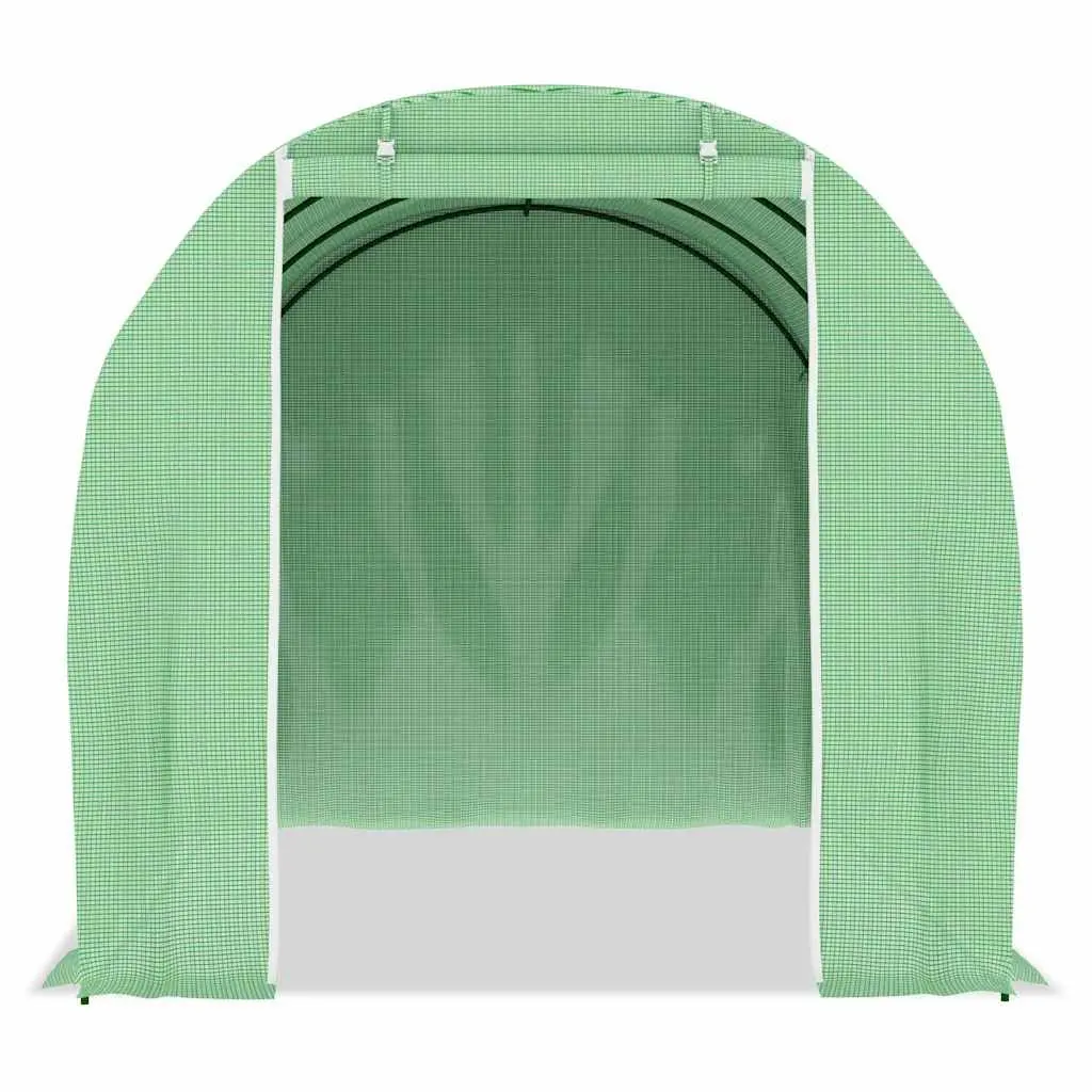 Greenhouse Galvanised Steel Frame PE Mesh 6.86 m² Garden Plant House