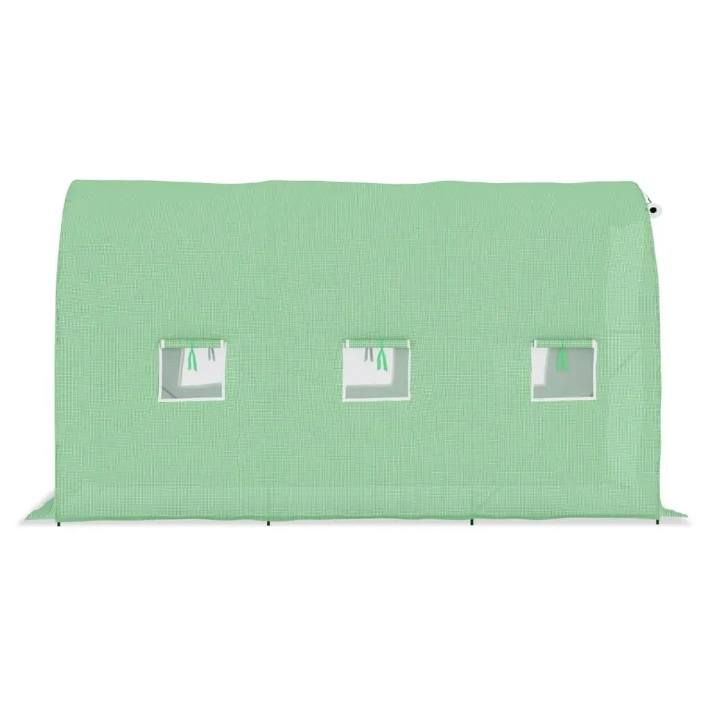 Greenhouse Galvanised Steel Frame PE Mesh 6.86 m² Garden Plant House