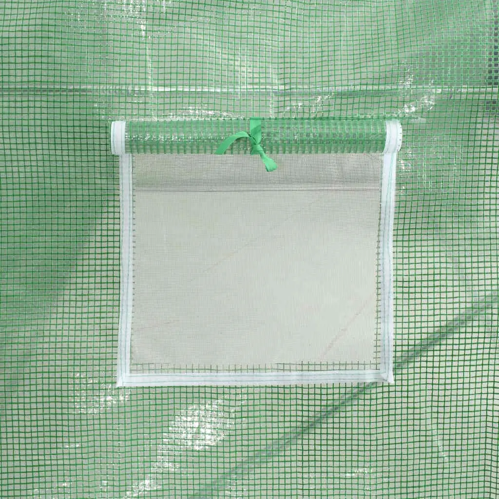 Greenhouse 9 m² 4.5x2x2 m Garden Plant House Ventilation Windows Door Green