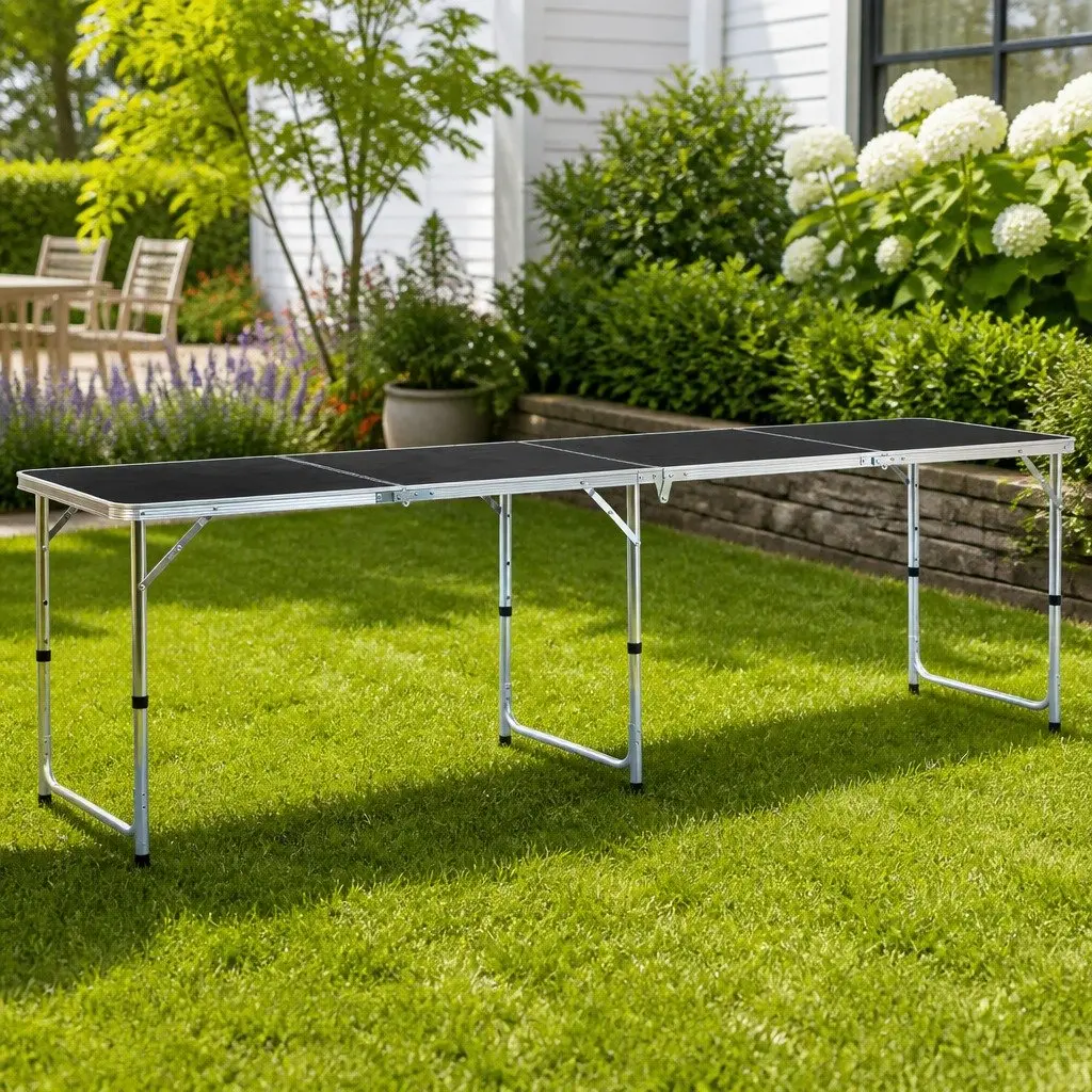 Grey Foldable Table for Outdoor Adventures