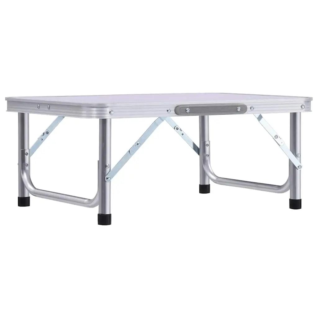 Folding Camping Table White Outdoor Portable Lightweight Camp Furniture Picnic