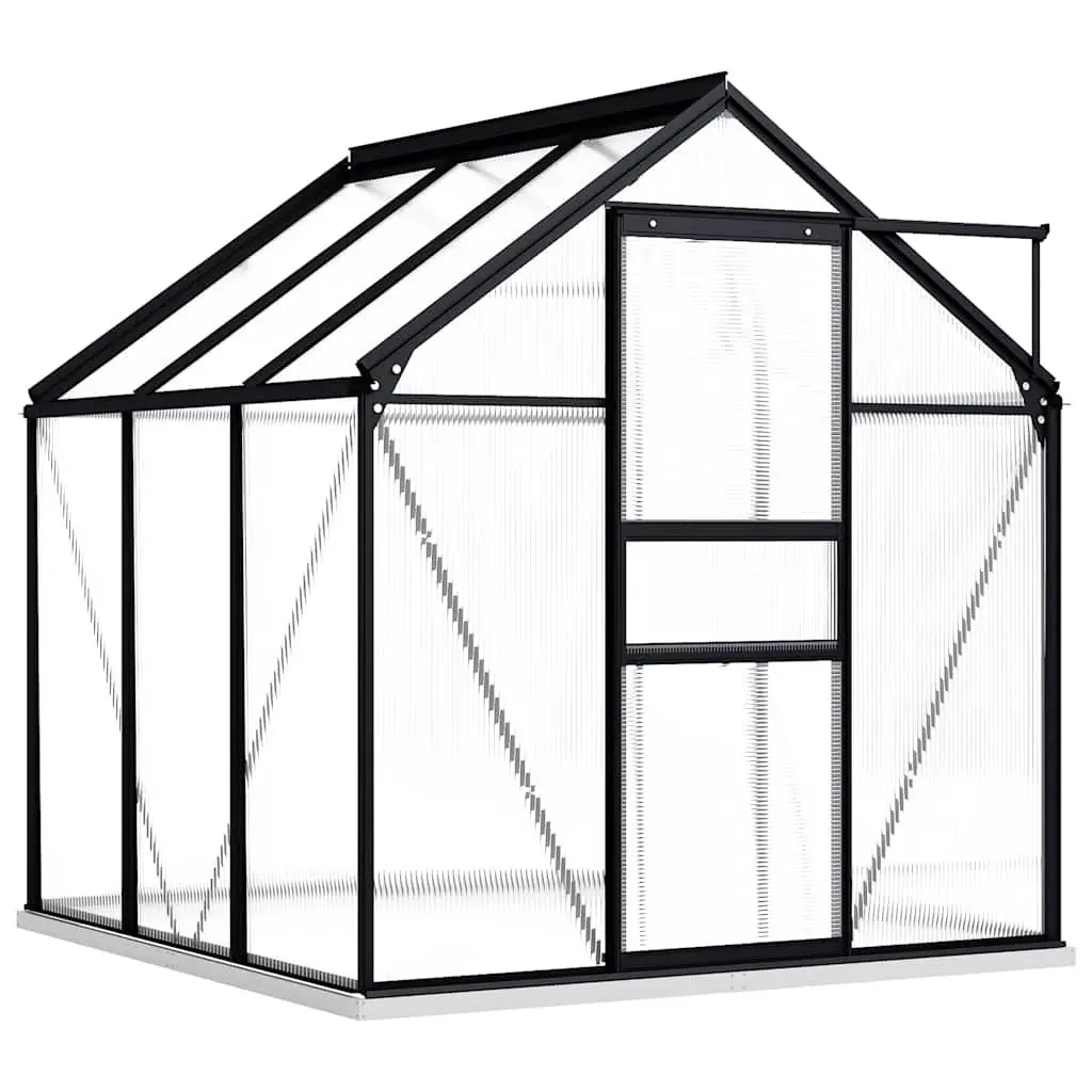Greenhouse Polycarbonate UV Resistant Panels Anthracite 3.61m²
