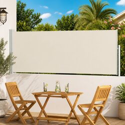 Your 100x300cm Cream Retractable Side Awning Awaits
