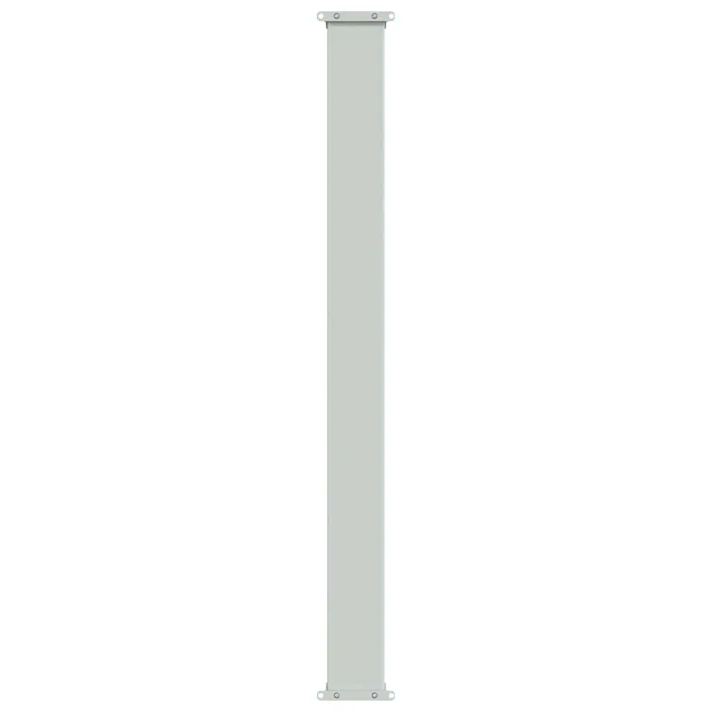 Retractable Side Awning Grey 100x500 cm Privacy Screen Outdoor Sunshade