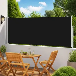 Your Perfect Side Awning 120x500 cm Black Outdoor Shade