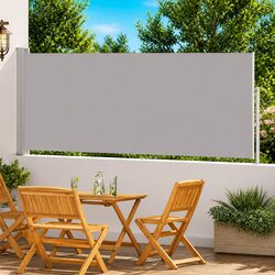 Your Perfect Grey Retractable Awning 120x500cm