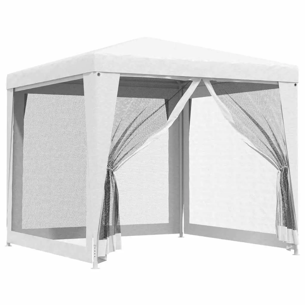 Party Tent Mesh Sidewalls 2.5x2.5m Outdoor Gazebo White