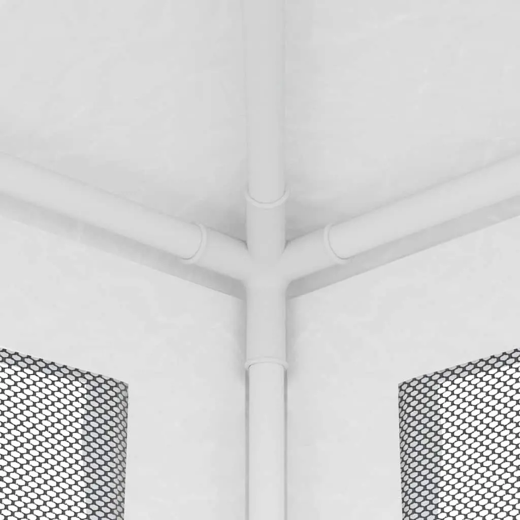Party Tent Mesh Sidewalls 2.5x2.5m Outdoor Gazebo White