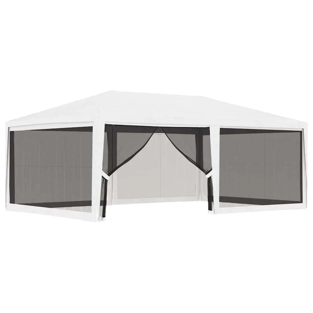 Party Tent Outdoor Gazebo 4x6m with Mesh Sidewalls for Weddings Events