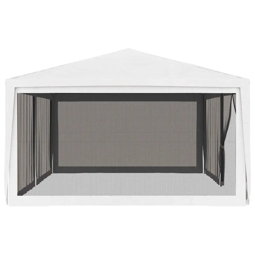 Party Tent Outdoor Gazebo 4x6m with Mesh Sidewalls for Weddings Events