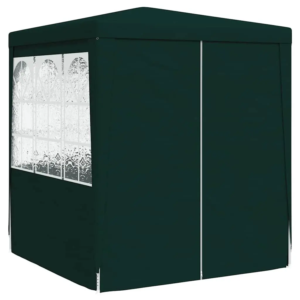 Party Tent Green Outdoor Canopy 2x2m with Side Walls Door Windows