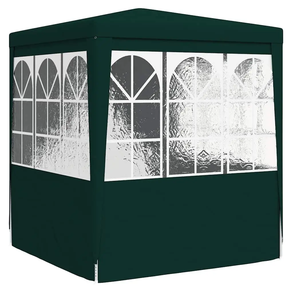 Party Tent Green Outdoor Canopy 2x2m with Side Walls Door Windows