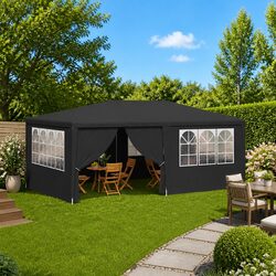 Classic 4x6 m Anthracite Party Tent for Your Garden