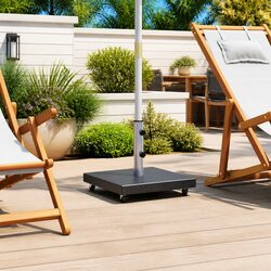 Your Perfect Outdoor Companion: 30kg Granite Parasol Base