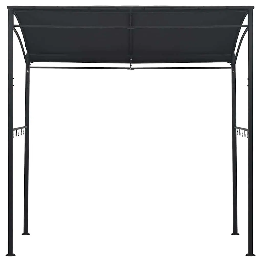 BBQ Gazebo Weather Resistant 215x150x220 cm Steel Frame Anthracite