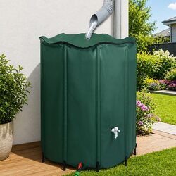 Rain Water Tank Collapsible 1000L Garden Watering Storage Barrel with Spigot