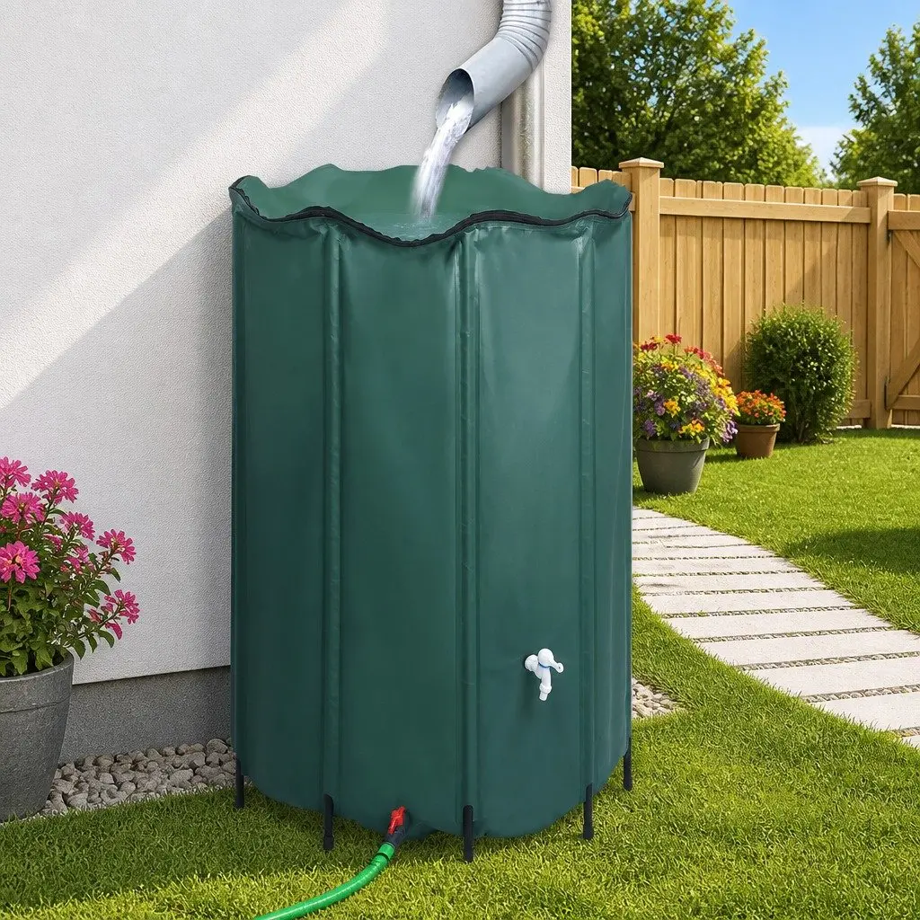 Collapsible Rain Water Tank 1350L with Spigot