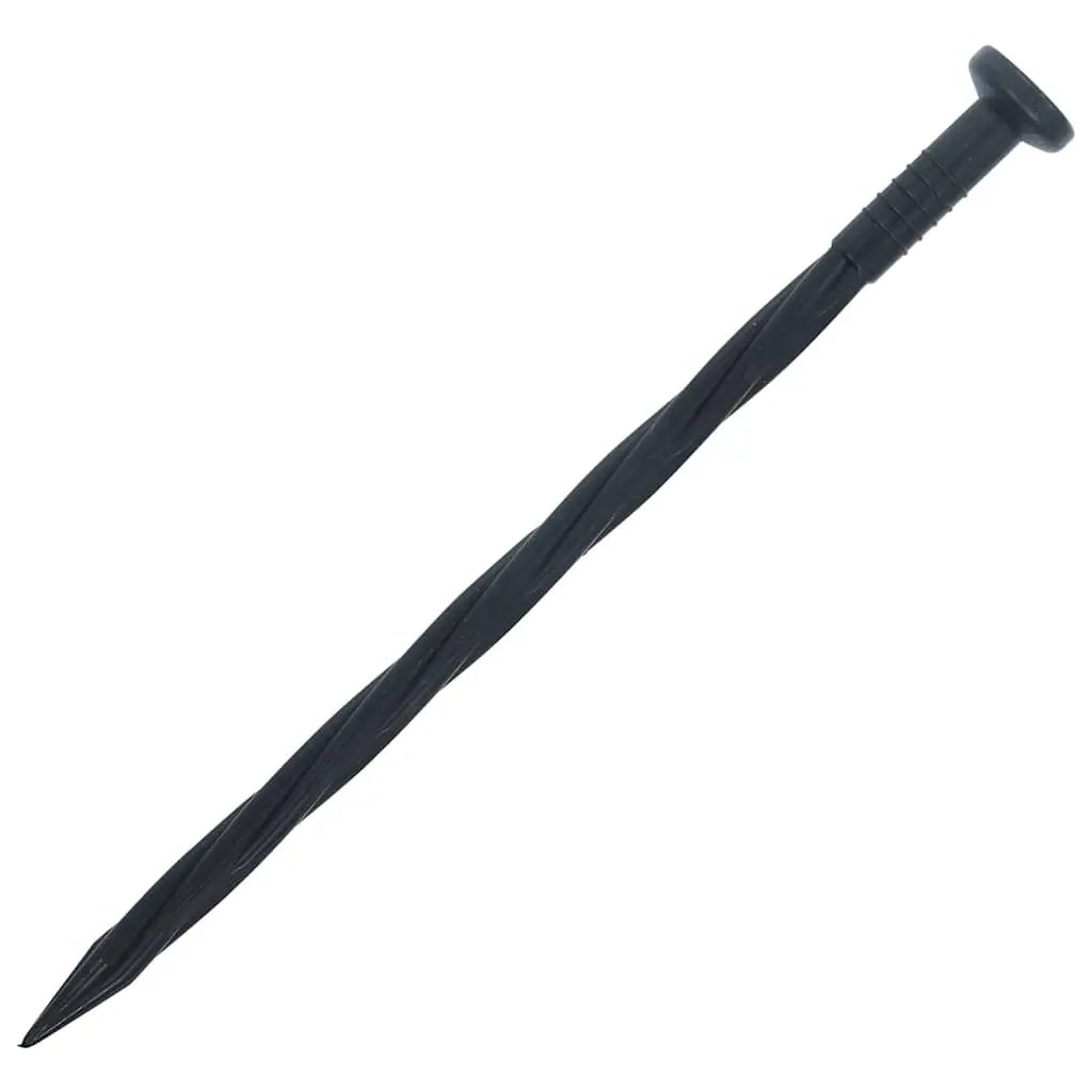 Garden Lawn Edging Flexible 10m Black