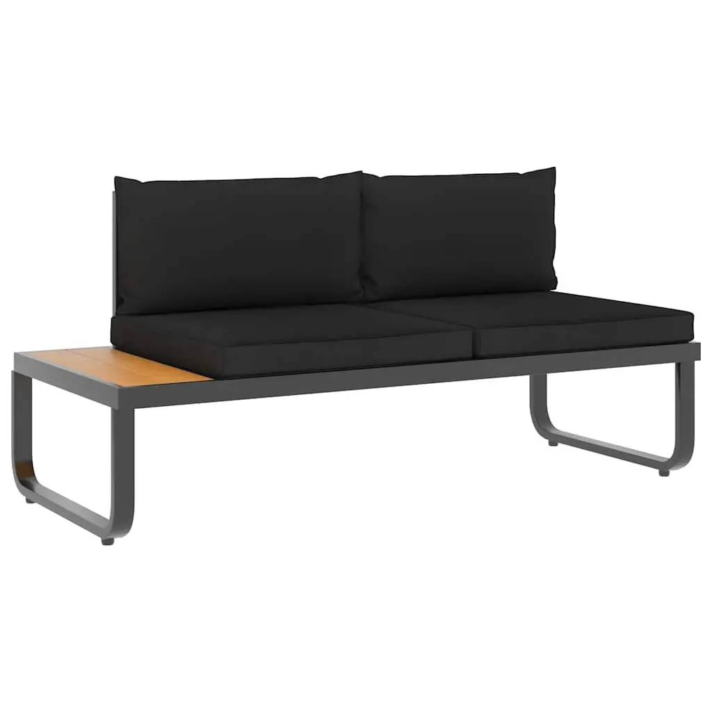 4-Piece Grey Garden Corner Sofa Set