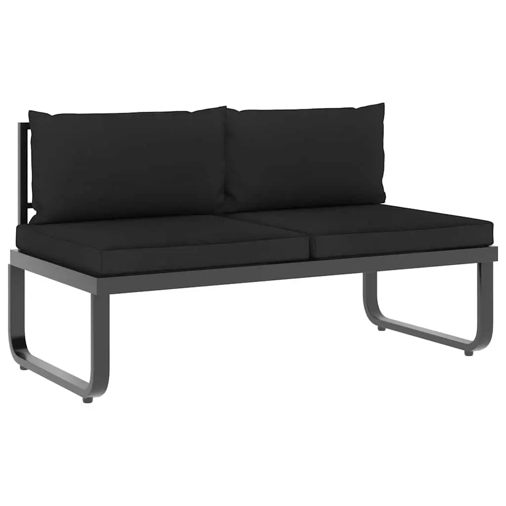 4-Piece Grey Garden Corner Sofa Set