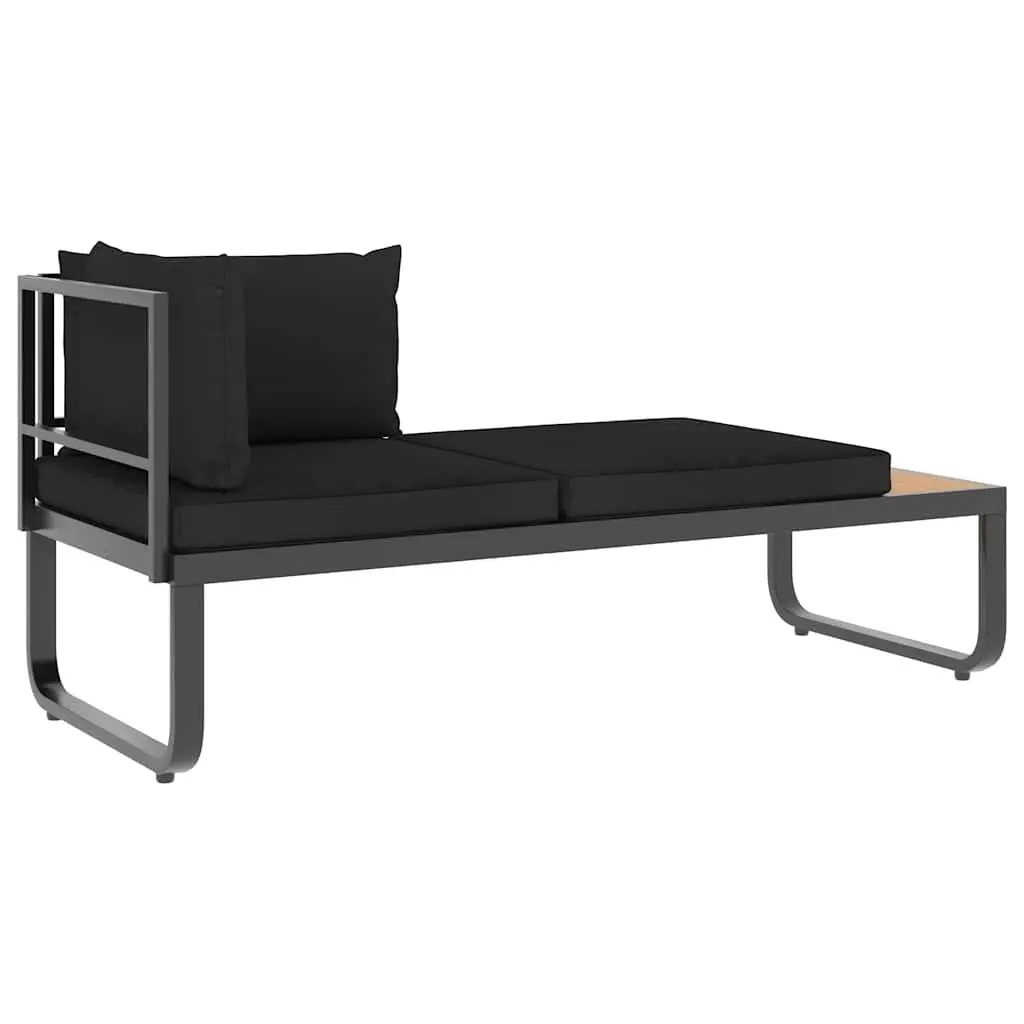 4-Piece Grey Garden Corner Sofa Set