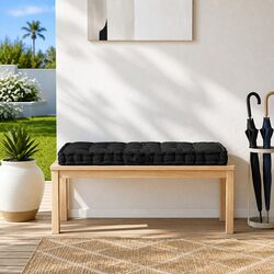 Friendly Black Cotton Cushion for Your Space