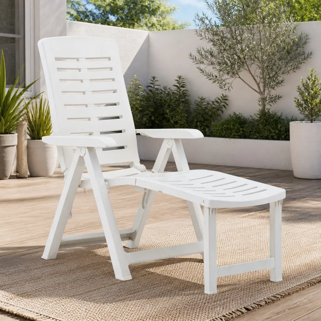 Folding Sun Lounger for Outdoor Comfort