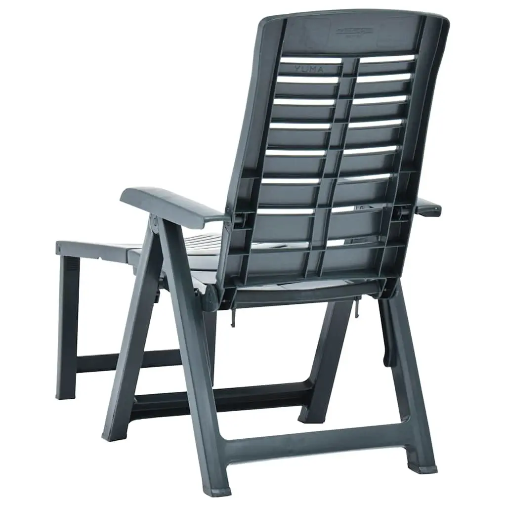 Folding Sun Lounger Adjustable Backrest Outdoor Patio Garden Reclining Chair