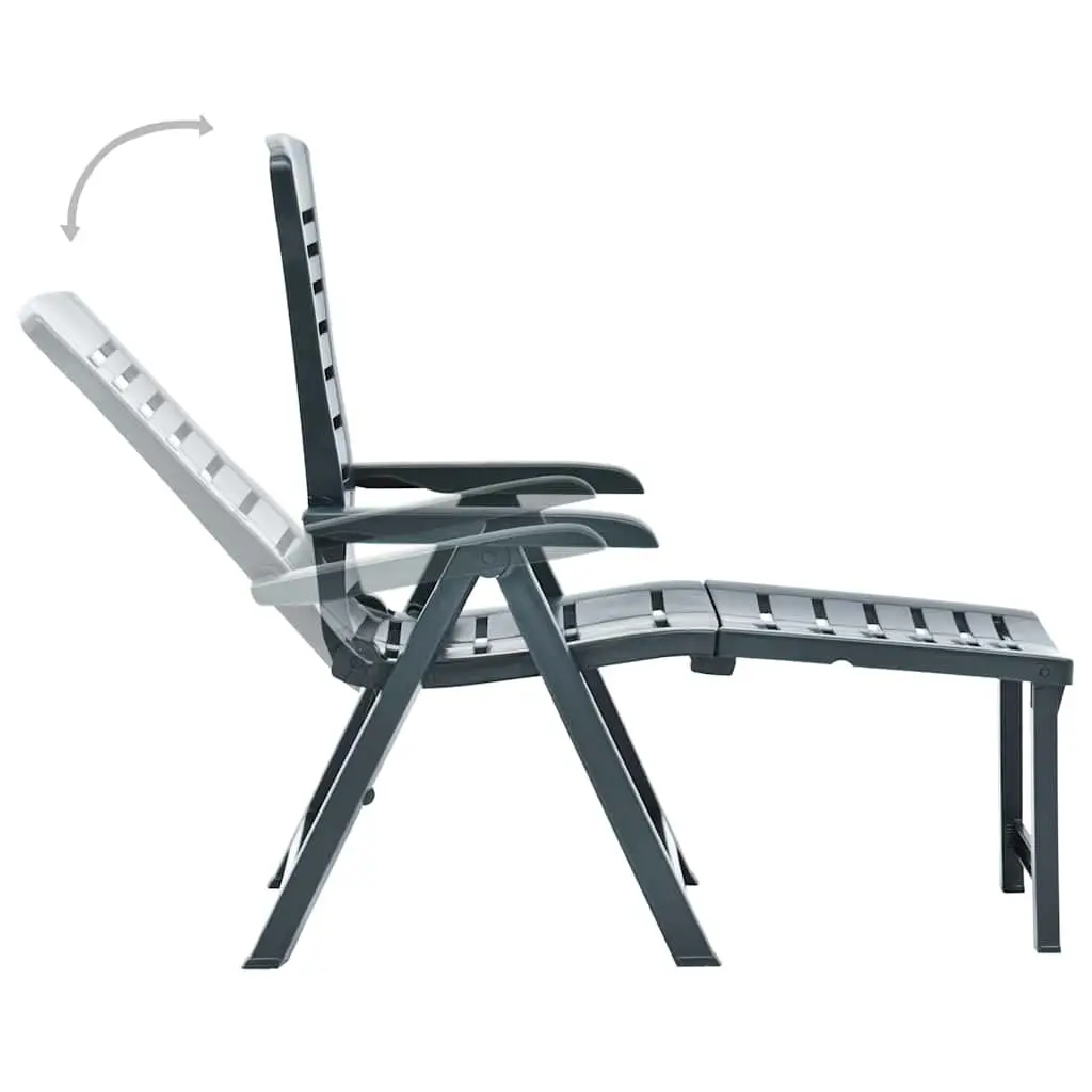 Folding Sun Lounger Adjustable Backrest Outdoor Patio Garden Reclining Chair