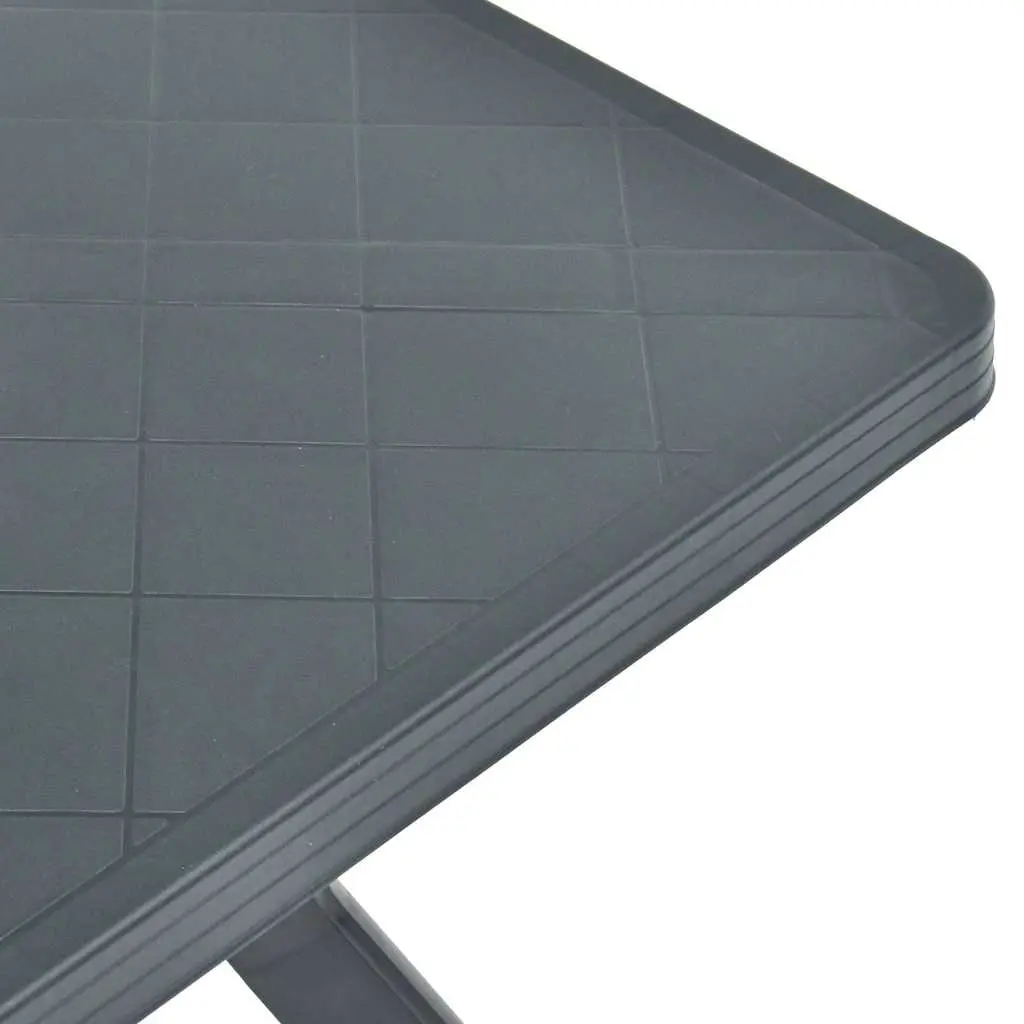 Outdoor Bistro Table 70x70x72cm Garden Patio Dining Weather Resistant Plastic
