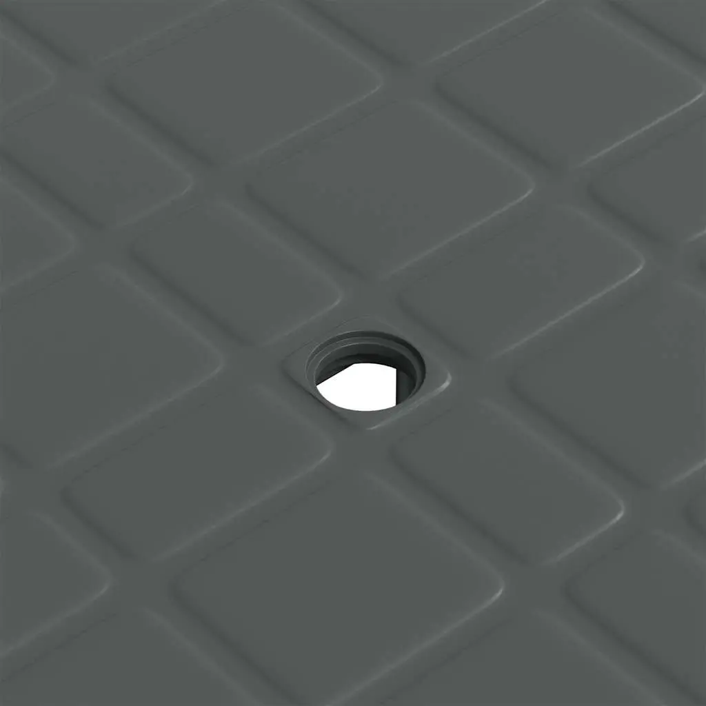 Garden Table Lightweight Plastic Anthracite 80 x 75 x 72 cm