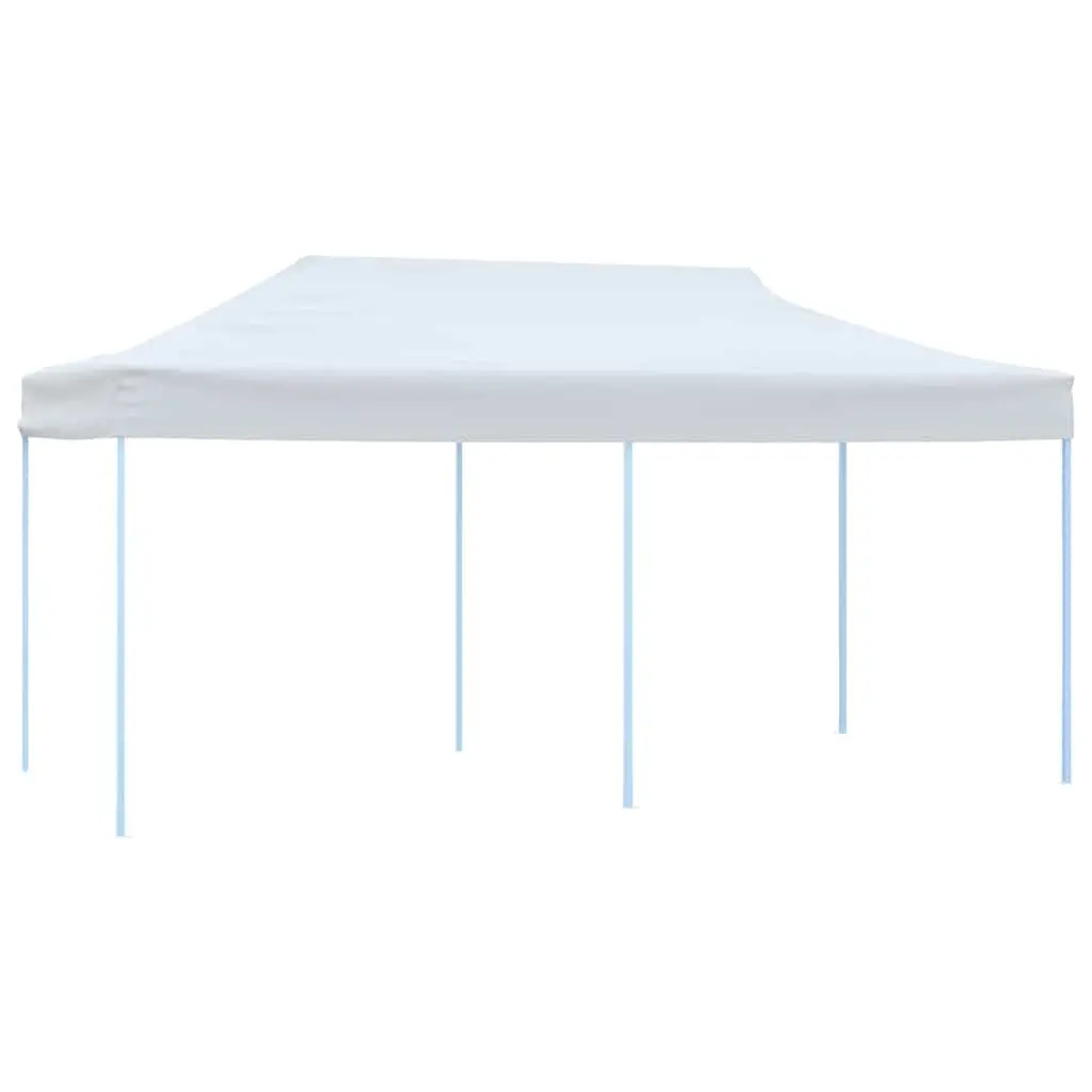 Folding Party Tent UV and Water Resistant 3x6m with Removable Sidewalls White