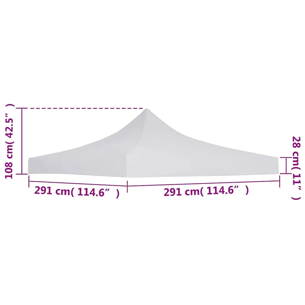 Party Tent Roof Replacement Top Cover 3x3m Outdoor Gazebo Canopy