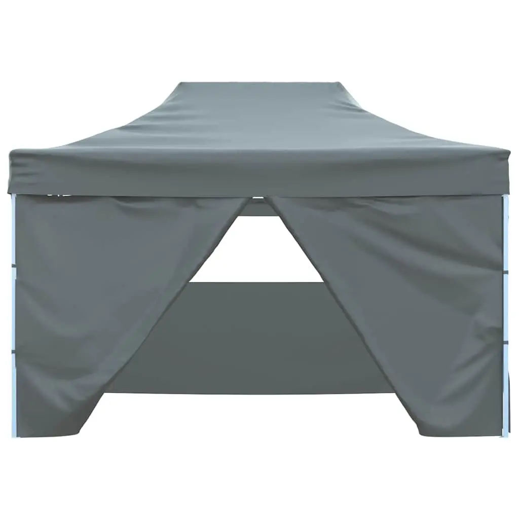 Folding Party Tent UV and Water Resistant 3x4m with 4 Sidewalls and Clear Windows Steel Frame