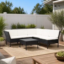 Friendly Modular Lounge Set 6-Piece Outdoor Furniture