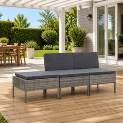 Enjoy Outdoor Relaxation with Our 3-Piece Lounge Set