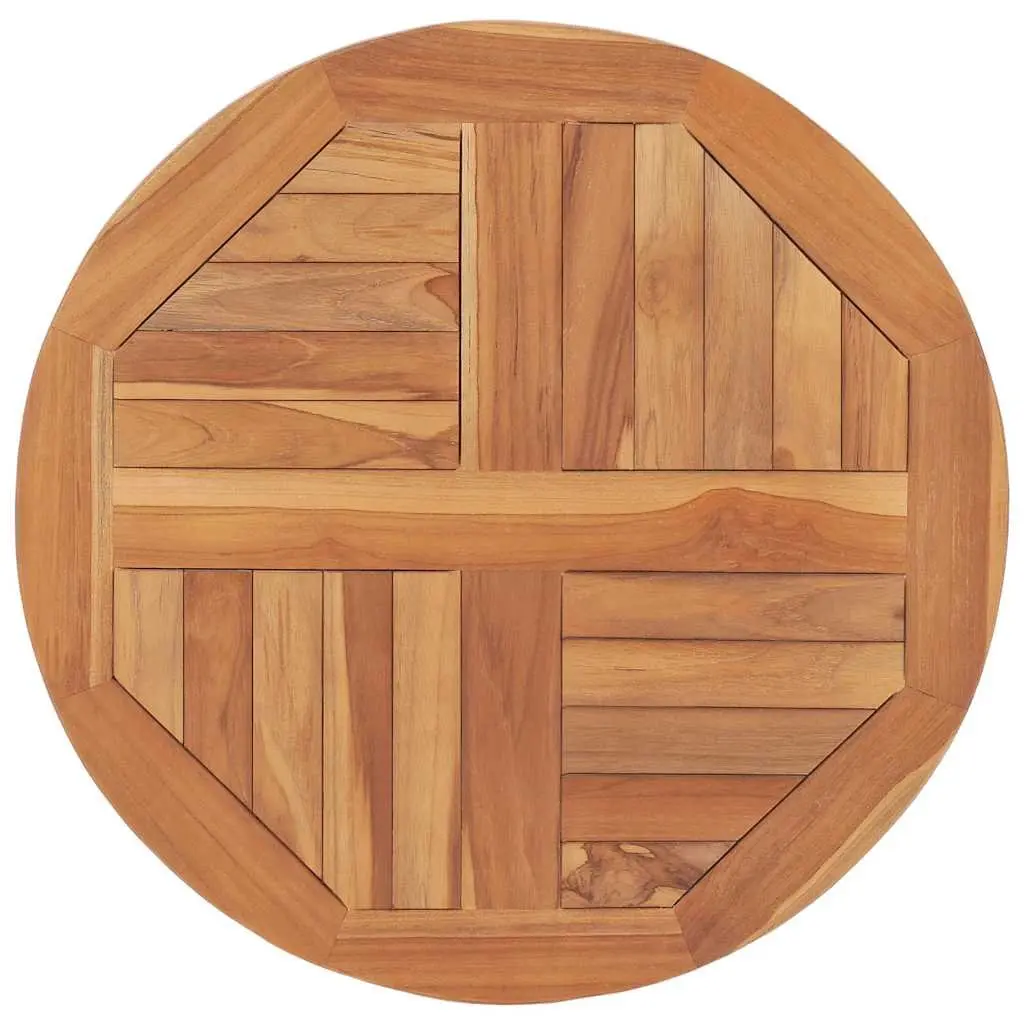60cm Round Teak Wood Table Top